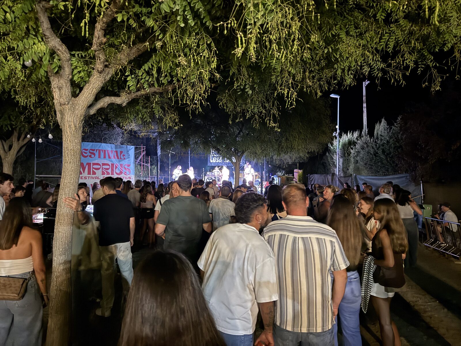 Els llums verds escombrant la pista